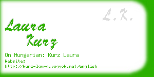 laura kurz business card